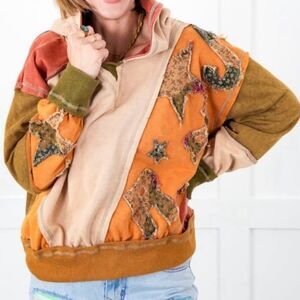OLI & HALI hoodie oli and Hali sweatshirt OLI HALI top boho star hoodie MEDIUM